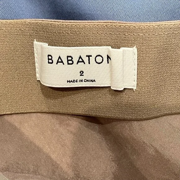 New Aritzia Satin Midi Slip Skirt Grey Taupe 2, XS - Picture 6 of 8